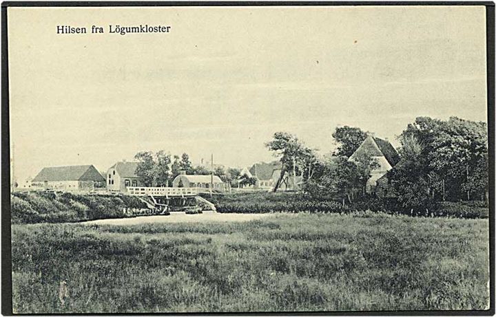 Hilsen fra Løgumkloster. H. Michelsen no. 71.