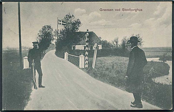 Grænsen ved Skodborghus. P.R. Hansen no. 256.