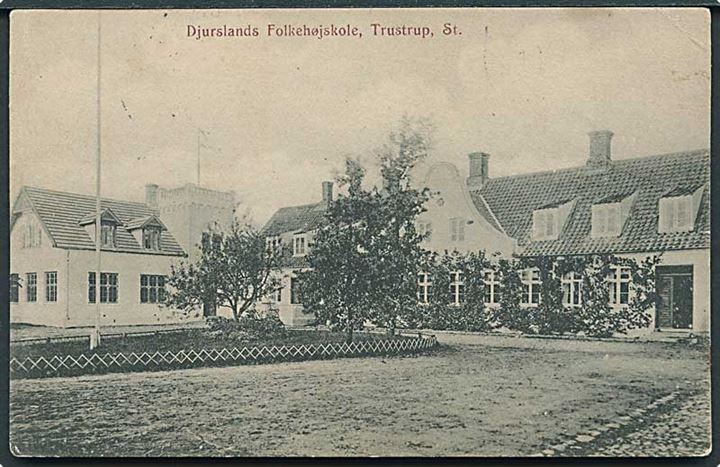 Djurslands Folkehøjskole i Trustrup. J.J.N. no. 3997.