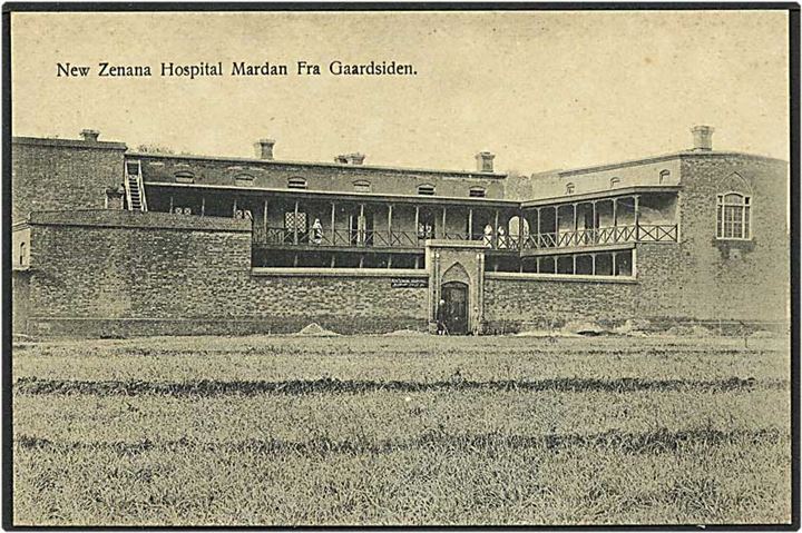New Zenana hospital i Mardan. Th. Buchhave u/no.