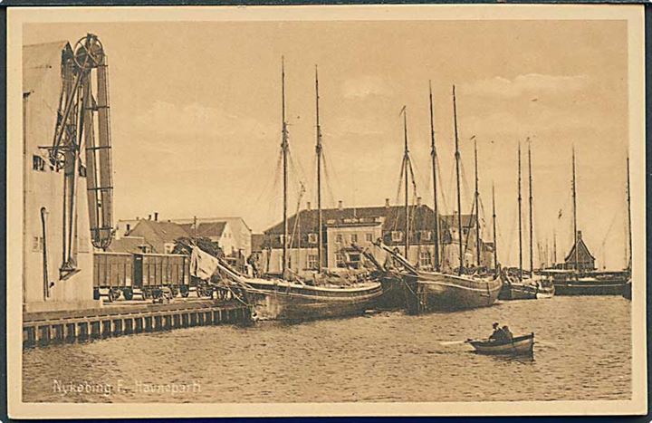 Havneparti fra Nykøbing F. V. Kristoffersen no. 38931.