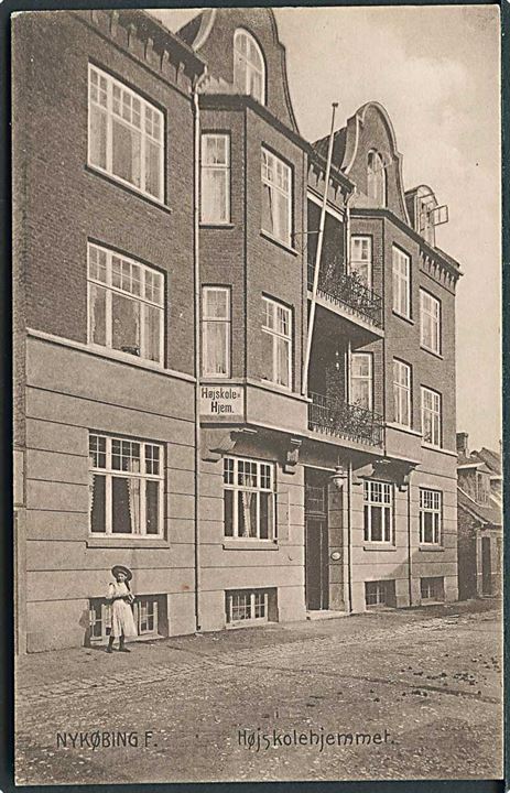 Højskolehjemmet i Nykøbing F. Stenders no. 21139.