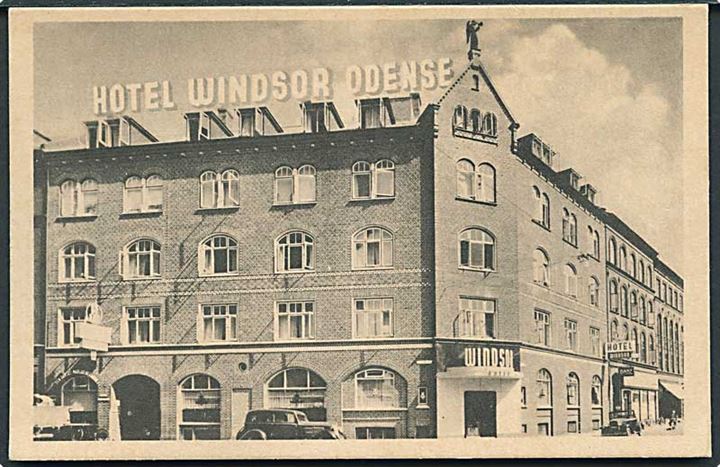 Hotel Windsor i Odense. Stenders no. 79028.