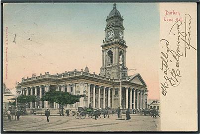 Raadhuset i Durban, Natal, Sydafrika. T.D. Ravenscroft no. 154.
