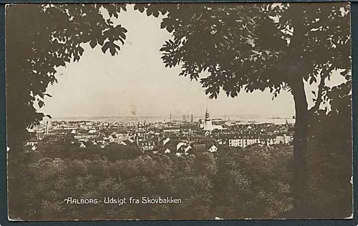 Aalborg set fra Skovbakken. Norden no. 22.