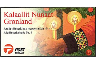 Postfrisk Grønland julefrimærkehæfte nr. 4.