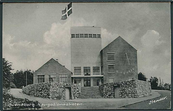 Navigationsskolen i Svendborg. Stenders Svendborg no. 548.
