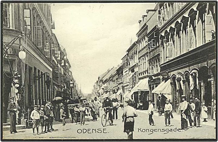 Kongensgade i Odense. Stenders no. 857.