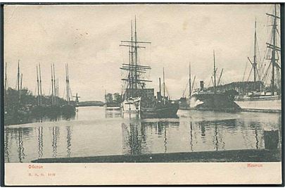 Havneparti fra Odense. H.H.O. no. 1030.