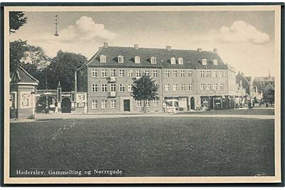 Parti fra Gammelting og Nørregade i Haderslev. C.L. Sundbøll no. 784.