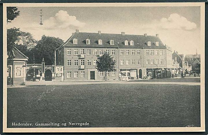 Parti fra Gammelting og Nørregade i Haderslev. C.L. Sundbøll no. 784.
