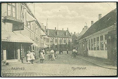 Parti fra Hjultorvet i Næstved. J. Rye no. 54.