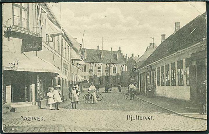 Parti fra Hjultorvet i Næstved. J. Rye no. 54.