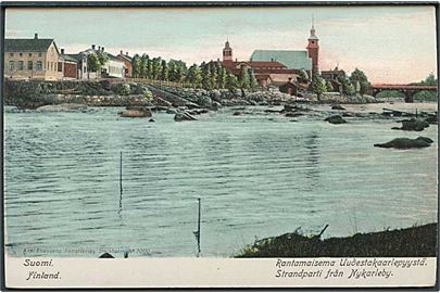 Strandparti fra Nykarleby, Finland. A. Eliasson no. 7000.