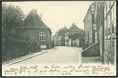 Parti fra St. Mogensgade i Viborg. W.K.F. no. 974.