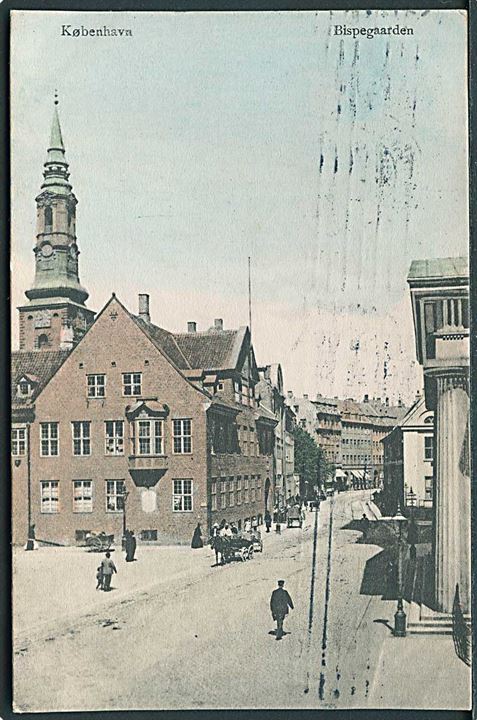Parti fra Bispegaarden i København. Sk. B. & Kf. no. 3521.