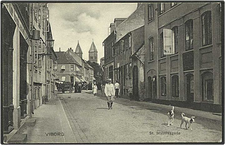 St. Mathiasgade i Viborg. Stenders no. 2611.