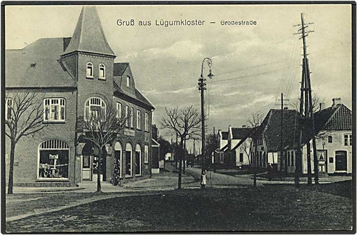 Storegade i Løgumkloster. H. Michelsen no. 89.