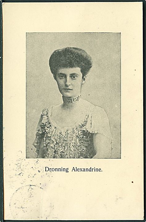 Dronning Alexandrine. Stenders u/no.