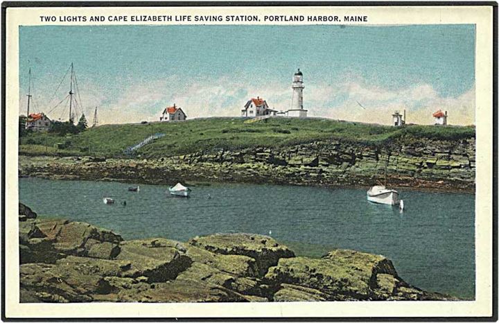 Cape Elizabeth fyrtaarn. Chrisholm no. 134024.
