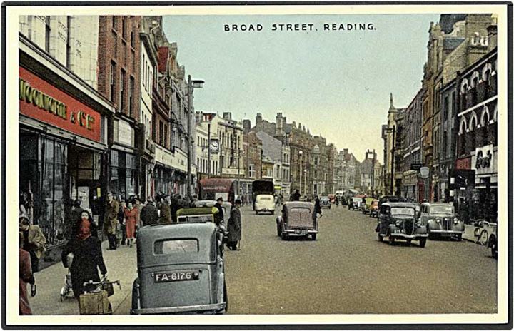 Broad Street i Reading. E.T.W. Dennis u/no.