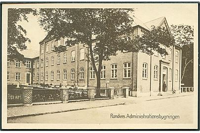 Administrationsbygningen i Randers. Stenders Randers no. 159.