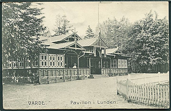 Pavillonen i Lunden ved Varde. Stenders no. 3128.