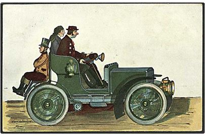 Hans Wallenhuss: På køretur i bilen. No. 324.