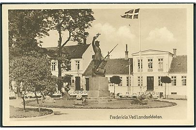 Ved landsoldaten i Fredericia. Stenders Fredericia no. 34.