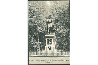 Schleppegrells monument i Frederikskilden ved Aalborg. Stenders no. 7599.