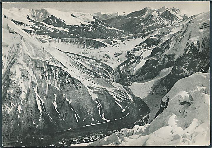 20 np. på brevkort fra Österreischischen Himalaya-Dhaulagiri Expedition 1959 stemplet Bombay d. 10.7.1959 til Wien, Østrig. 
