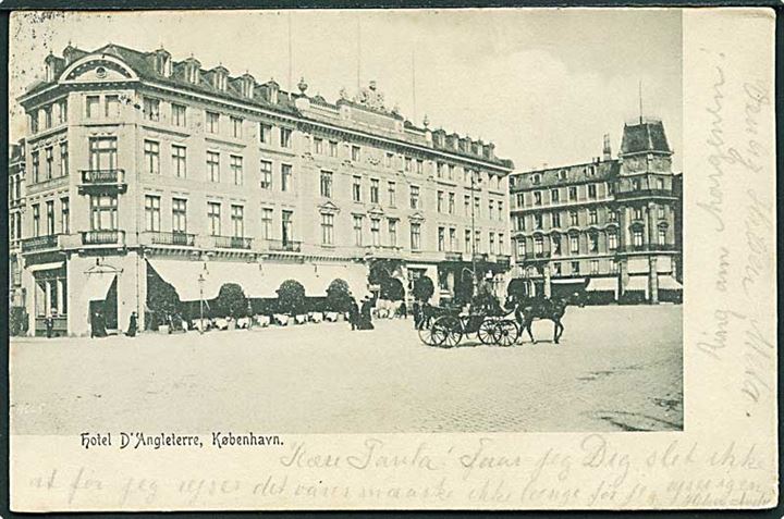 Hotel D'Angleterre i København. O.E. Kull no. 9665.