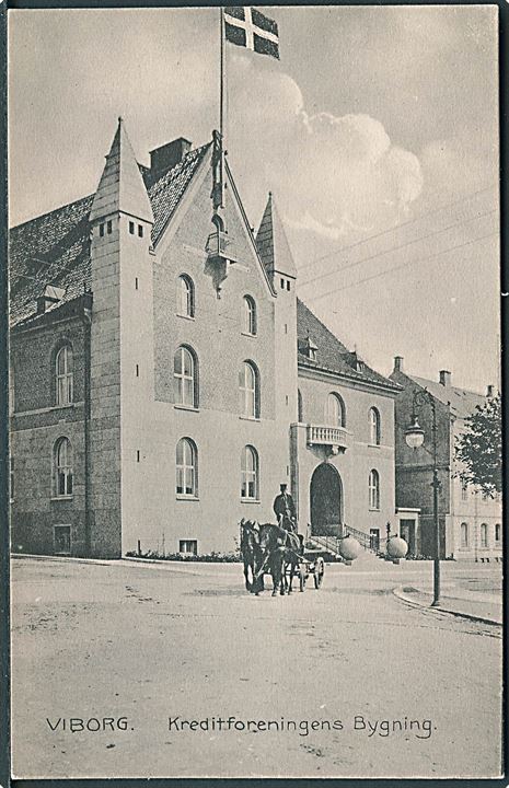 Kredtforeningens bygning i Viborg. Stenders no. 13087.