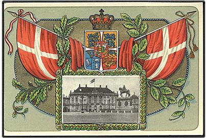 Motiver fra Amalienborg, med motivlomme. K.N. u/no.
