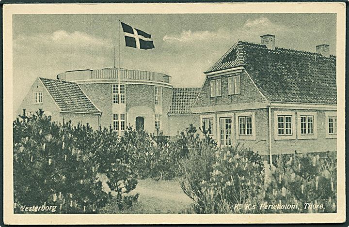 Vesterborg Kærums feriekoloni paa Torø. C.E. Eriksen no. 108.
