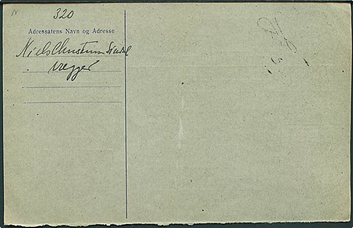 15 øre Chr. IV og 15 øre Chr. X Postjubilæum i sammen-trykt parstykke anvendt på udgivelsesdagen - Uofficiel FDC - på retur Indkasserings-Indbetalingskort fra Nibe d. 1.12.1924 til Vægger. 