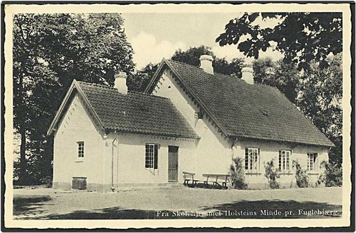 Fra skolehjemmet Holsteins Minde ved Fuglebjerg. Bundgaard no. 1552.