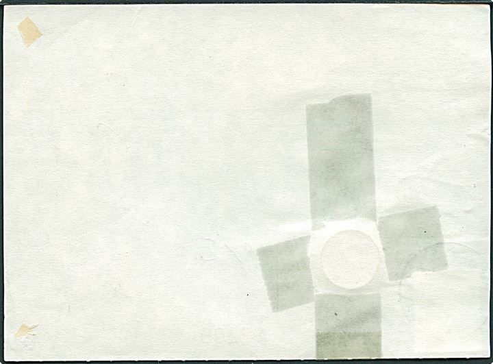 3 kr. Margrethe og påklæbet mønt (10 øre 1972) på portoregning formular F11 (6-87 A6) stemplet Vojens d. 15.2.1988. Sjov forsendelse.