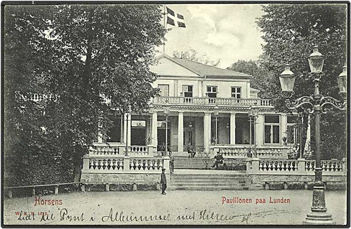 Pavillonen paa Lunden i Horsens. W.K.F. no. 1612.