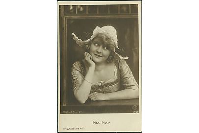 Mia May (1884 - 1980), Australsk skuespiller. Becker & Maass no. 259/3. Forlag Ross, Berlin S. W. 68. Fotokort. 