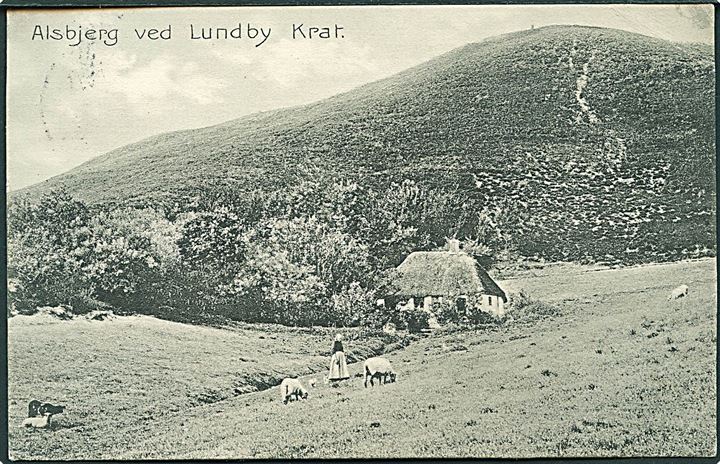 Alsbjerg ved Lundby Krat. Stenders no. 3382.