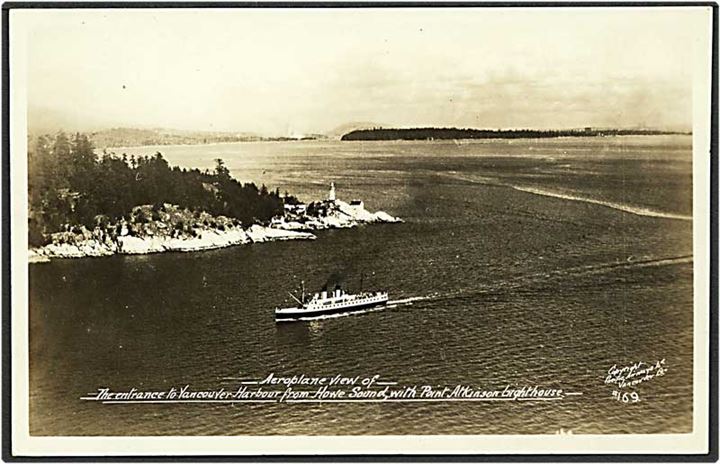 Indsejlingen til Vancover havn, Canada. Sutton no. 169.