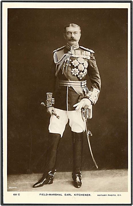 Field-Marshal Earl Kitchener. Rotary no. 68.