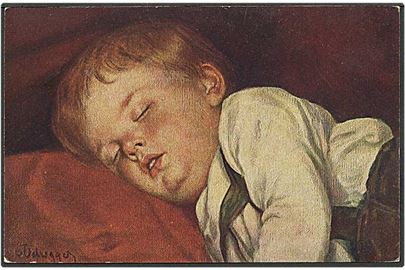Dreng der sover. E.A. Seemann no. 155.