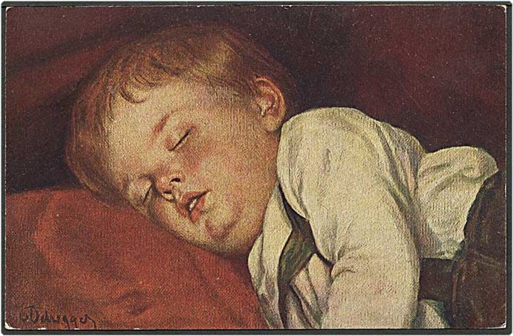 Dreng der sover. E.A. Seemann no. 155.