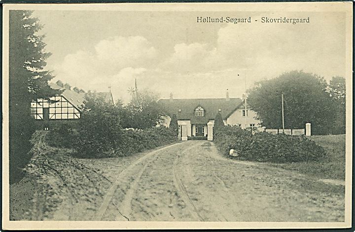 Høllund - Søgaard med Skovridergaarden. H. Lund no. R 23.