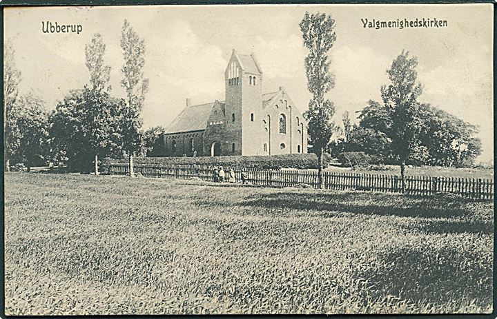 Valgmenighedskirken i Ubberup. L. F. Jacobsen no. 130.