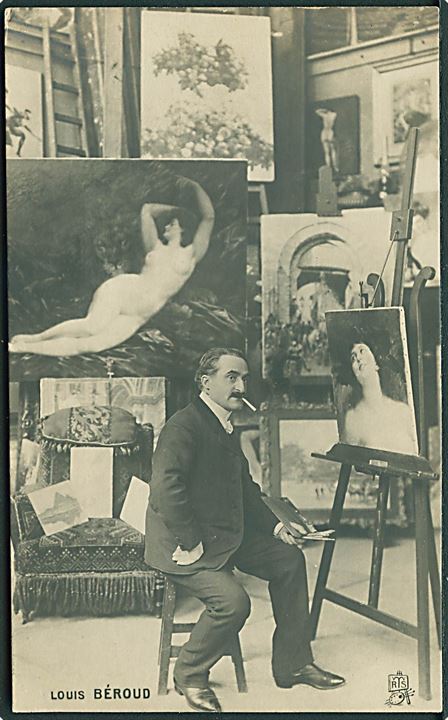 Erotik/Maler. Louis Béroud. Tuck & Fils no. 830. Kvalitet 9