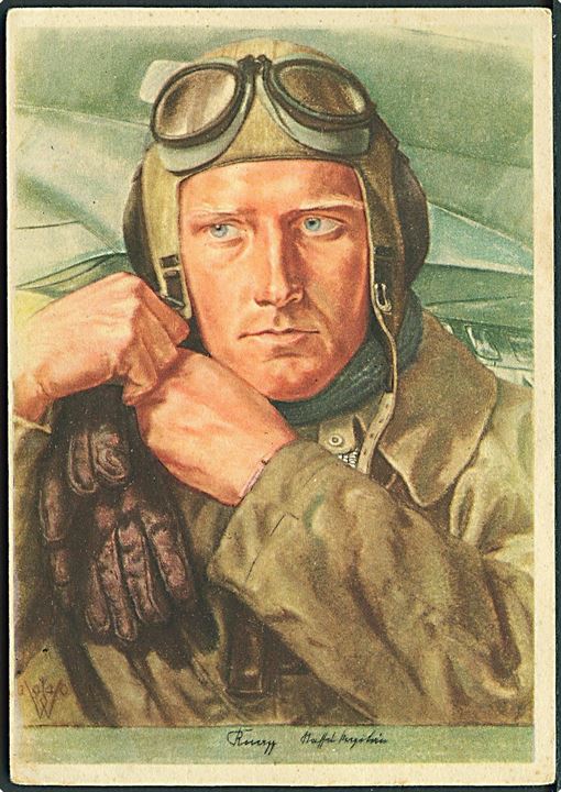 Verdenskrig 2. Tysk propaganda. W. Willrich: Aufklärungsflieger. VdA u/no Kvalitet 7