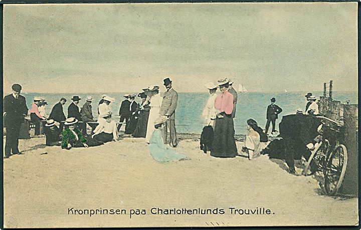 Charlottenlunds Trouville med kronprins Chr. Stenders no. 3472. Kvalitet 9